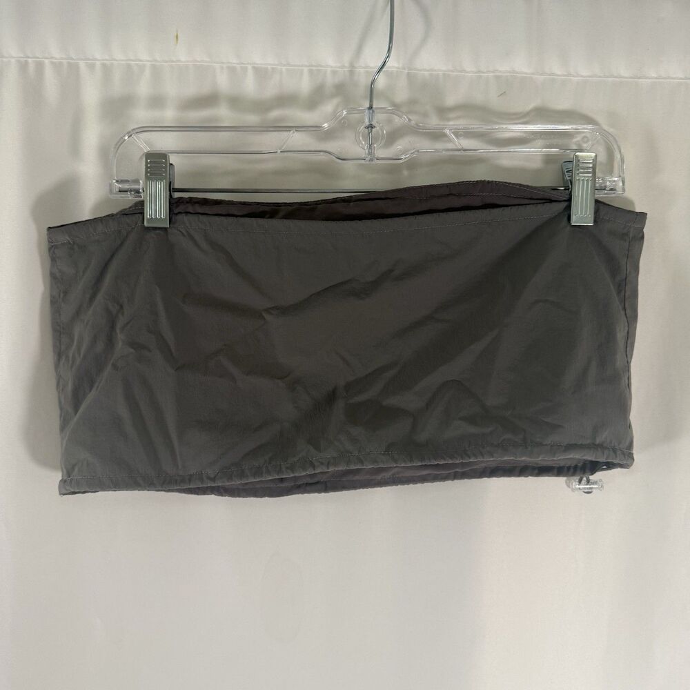 Princess Polly Bandeau Crop Top Women's 4 Gray Adjustable Strapless - Picture 3 of 5